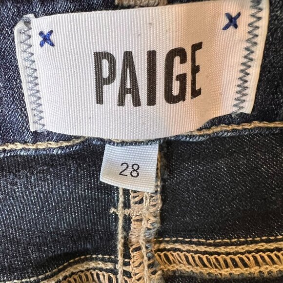 Paige Jeans Womens Size 28 Verdugo Crop Medium Wash Made in USA Denim Cotton - Picture 2 of 15